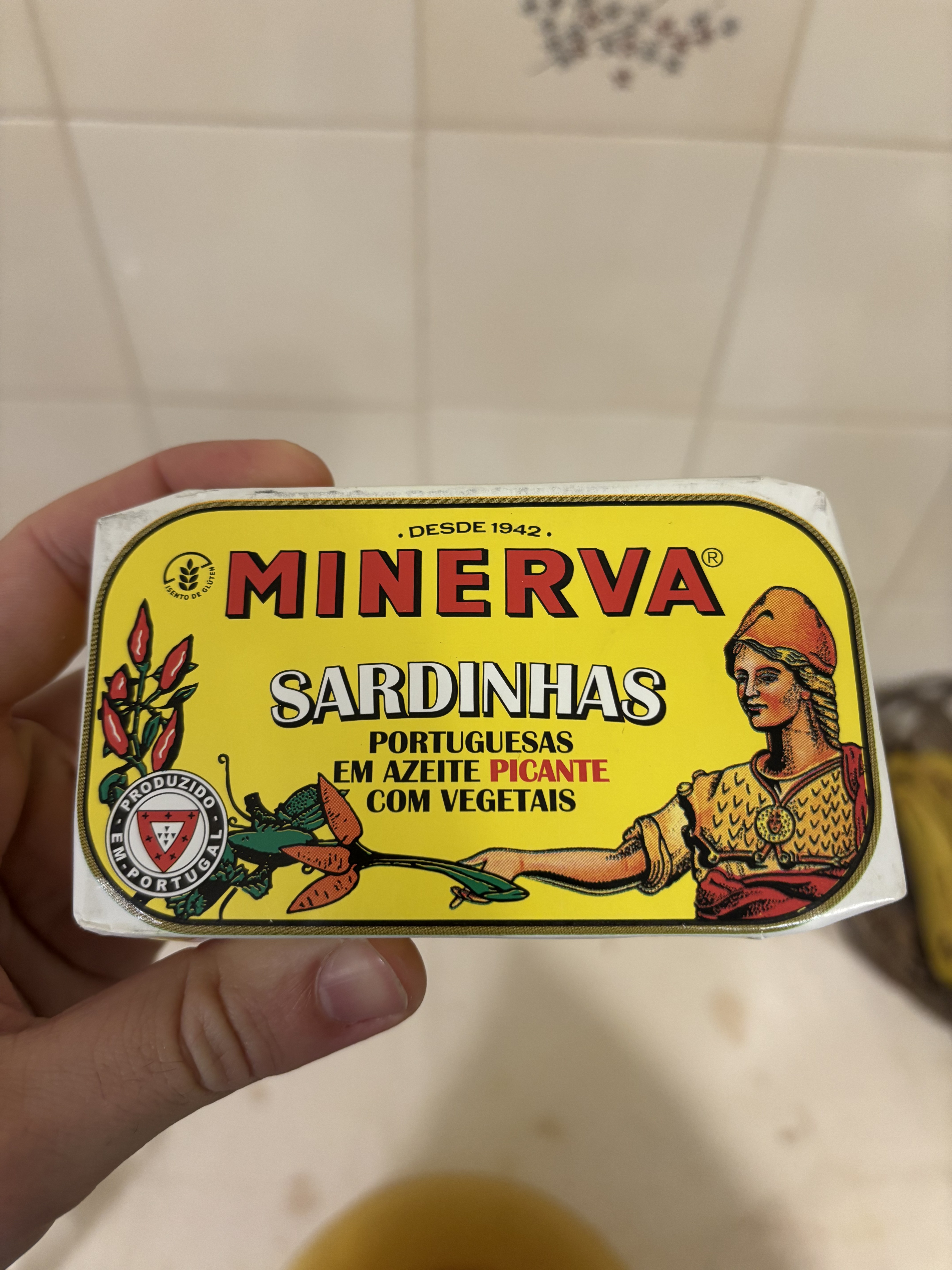 Sardinhas Minerva - Azeite Picante com Vegetais